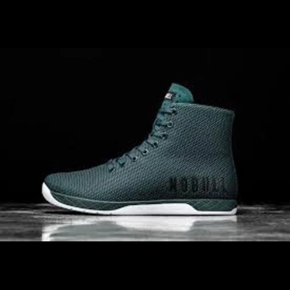 NOBULL Men's Teal High-Top Sneakers